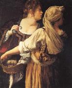 Artemisia Gentileschi Judith and Her Maidser oil